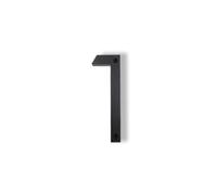 13CM 15CM Numéros De Maison Flottants, Panneaux D'adresse For Les Maisons | Décoration De Numéro De Porte Noir En Acrylique, Signes Personnalisés For Boîte Aux Lettres De La Maison(5Inch,1)