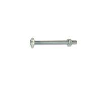 14 Boulons Poeliers Zingués diamètre 5,0 mm - Longueur 25 mm - Diamètre 5 mm