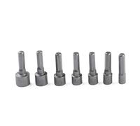 14 Pièces Adaptateur de Douille à Impact pour Perceuse, Tige | Acier Chrome-vanadium, Finition Argentée, Usage Auto et Bricolage, Compatible Perceuses Filaires Fil