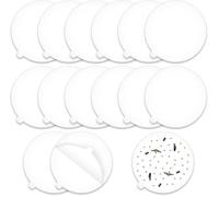 14 Pièces Piège à Puces Autocollants, Piege Anti Puces Maison, Autocollant à Puces Ronde Blanc pour Chambre à Coucher, Salon