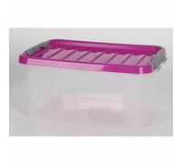 14 X Boîtes Clip 8 L Tri Ordre Empilage Rangement Stockage Couvercle Étagère