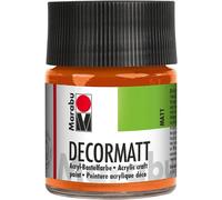 [140105013-3] Marabu Lot de 3 Vernis Acrylique "Decormatt", orange, 50 ml