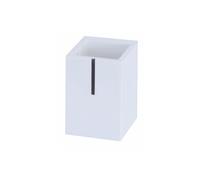 140357 Dubai Porte-Brosse à Dents Polyresin Blanc 30 x 20 x 15 cm