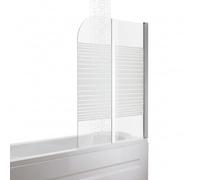 141 cm Verre pliable mural baignoires Glasdeals Pare-baignoire Paroi de douche neuf