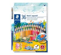 [144 10ND36] STAEDTLER Etui de 144 Crayons aquarelle Noris aquarell- 36 couleurs