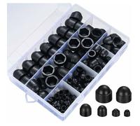 145 Pièces Cache Boulons Capuchon à Vis, Plastique écrous D?me, Ecrou Protection Hexagonal, Boulons Capuchon écrou de Boulons