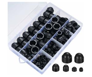 145 Pièces Cache Boulons Capuchon à Vis, Plastique écrous D?me, Ecrou Protection Hexagonal, Boulons Capuchon écrou de Boulons