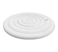 145cm PVC Couverture De Spa Gonflable, Couvercle De Bain À Remous Rond, Couvercle De Bain À Remous Gonflable, Isolation Thermique Pliable pour Spa, Spa Rond Gonflables Extérieur
