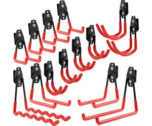 14el. Crochets en acier Qbrick systems garage tools hardware hanger up to 30kg