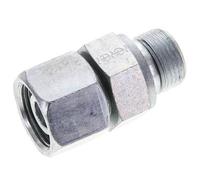 14S & M20x1.5 Acier zingue pivotant droit avec filetage mâle 630 bar Joint torique NBR Cône d'etancheite reglable ISO 8434-1