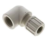 14x12mm & G1/2'' Raccord à compression coude en PP avec filetage femelle 10 bar