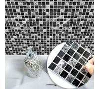 15 * 15cm Imitation Marbre Meubles PVC Imperméable À L'eau Auto-Adhésif Papier Peint Cuisine Salle De Bains Mosaïque Carrelage Autocollant Wall Art (10pcs) G