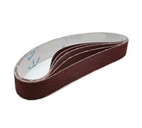 15 Bandes Abrasives for Bande Abrasive 75x533,0 Mm pour Ponçage | Ceinture de meuleuse de ponceuse P60-240 de 533.0mm, à utiliser for le meulage du bois de polissage(Red,Grit 80)