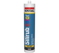 15 cartouches 300 ml SILIRUB color ral 7006 gris beige - SOUDAL - 115028