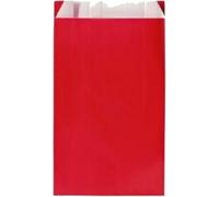 15 grandes pochettes cadeaux kraft rouge 30 X 8 X 48 cm.