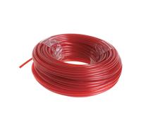 15 m de fil rond Ø 2,4 mm - couleur rouge - universel