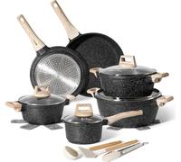 15-Piece Granite Cookware Set, Non-Stick, Induction Ready