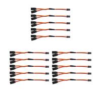 15 Pièces 150mm Type Y Ligne Étendue Rallonge Câble Métallique pour Futaba Jr Y Harnais Servo Extension de Plomb