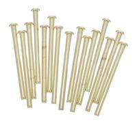15 Pièces Acier Inoxydable Axe de Charnière de Porte 3,58 Pouces | Réparation Individuelle, Installation Simple, Stabilité Renforcée, pour Portes en Bois Standard et Composites
