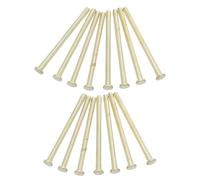 15 Pièces Axe de Charnière Amovible 3,58 Pouces | Remplacement pour Charnières de Porte en Bois, Diamètre 0,24 Pouce, Stabilité Renforcée, Entretien Facile