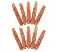 15 pièces Braises de Cheminée en Rafle de Maïs pour Foyer à Gaz | Effet Braise Réaliste, Entretien Minimal, Lueur Naturelle Bûches, pour Cabanes et Foyers Non Ventilés