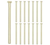 15 Pièces Broche de Charnière de Porte en Acier Inoxydable Doré | Fonctionnement Fluide, Réparation Individuelle, Stabilité Renforcée, Installation Seule Personne, Portes Intérieures