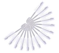 15 Pièces Brosse pour Biberon et Tasse à Long Manche, Nettoyage | PP Blanc, Design Peu Encombrant, pour Bouteilles et Gobelets, Usage Domestique, Nettoyage Précis