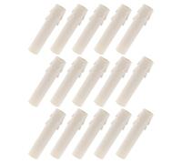 15 Pièces Cache-bougie pour Lustre Blanc en Plastique | Manchon Tube de Bougie Goutte, Usage Polyvalent, Installation Facile, Hôtels et Divers Espaces
