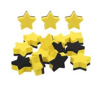 15 Pièces Effaceur Étoile Magnétique en EVA Feutre, Mini Jaune | Réutilisable, Nettoyage sans Résidu, Usage en t Bureau, Lot Unique, pour Élèves et Enseignants