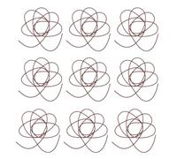 15 Pièces Élastique pour Agenda en Nylon Marron, Corde 1 Mètre 50 | Marque-pages et Scrapbooking, Portable, Extensible, pour Étudiants et Enseignants, Loisirs Créatifs et Camping