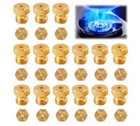 15 Pièces Gicleur Gaz Butane Kit 0.5-0.65-0.7-0.80-0.87-0.90-0.95-1.02 | Injecteur de Gaz Bouteille Kit pour Conversion GPL Propane, Cuisinière et Plaque de Cuisson, Bouteille de Gaz Brûleur
