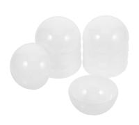 15 Pièces Globe de Remplacement Demi-sphérique Blanc en PC | Diffuseur Transparent Moderne, Montage Facile, Anti-buée, pour Chambre et Miroir de Salle de Bain
