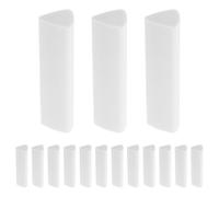 15 Pièces Gomme Triangulaire Blanche Tpe Douce | Mini Gommes, Usage École et Bureau, Réutilisable, sans Résidus, Design Ergonomique pour Professionnels