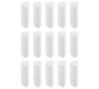 15 Pièces Gomme Triangulaire Tpe Blanche Réutilisable | Mini Gommes, Effaçage Précis et Silencieux, sans Résidus, Design Ergonomique pour Adultes et Artistes
