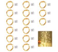 15 Pièces Guirlande Lumineuse LED a Pile,Mini Guirlande Led à Pile 2M 20LED