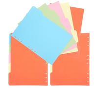 15 Pièces Intercalaires de Cahier Colorés, 3 Jeux en Carton | Index Pratique pour Repérage Rapide, Finition Soignée et Design Distinctif, Fournitures de Bureau et Classeur
