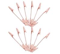 15 Pièces Pince Mémo Double Tête en Métal, Clip Compact | Finition Métallique Moderne, Prise Ferme, Format Portable, Usage Maison et Créations, Look Professionnel