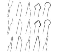 15 Pièces Pointes Métalliques de Pyrogravure, 30-50w, Argenté | Alliage Nichrome, Lignes Précises et Ombrage, pour Stylo Pyrograveur, Atelier et Loisirs Créatifs Style Aléatoire