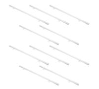15 Pièces Rail Suspendre avec Clips pour Affiches PVC 50cm | Pvc, Système D’accrochage Réglable, Résiste à Rouille Intempéries, pour Magasin et Maison