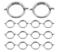 15 Pièces Ressort de Cisaille à Volaille, Grand Modèle en Métal, Acier | Torsion Intégrée, Fil de 2,0mm, pour Réparation Simple, Usage Cuisine Professionnelle, Argenté