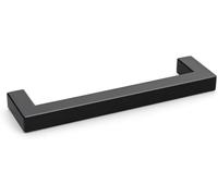 15 poignées de placard, entraxe de 320 mm, noires, en acier inoxydable, pour cuisine