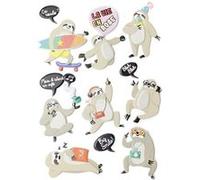 15 Stickers Paresseux Effet 3d 40