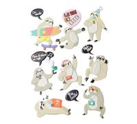 15 Stickers Paresseux Effet 3d 40