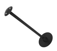 15 Tige Pouces de Couvercle Réglable Extensible de Support à 28 | Plastique et Fer, Montage sans Outil, Anti-affaissement, Résistant au Vent Intempéries, Noir Plusieurs styles