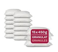 15 x 450 g de recharge de déshumidificateur universel, granulés de déshumidification en sachets