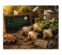 150 graines à semer - Le Grenier d'Abondance - NAVET Marteau - Rapum