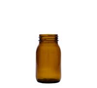 150 ml bocal à col large, brun, ouverture : DIN 45