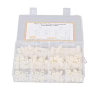 150 pièces entretoise en nylon kit de fixation de matériel de montage rond blanc isolé de qualité supérieure durable pour les projets de bricolage d'isolation électrique de PCB