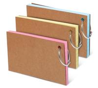150 Pièces Fiches Bristol Lignées à Anneaux Métal pour Notes | Papier Double Face avec Couverture, Tri par Couleurs, Organisation Facile, Vocabulaire, Messages Courts, Classe
