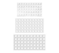 150 Pièces Patin Silicone Transparent, Butée de Protection en Caoutchouc, Butées en Caoutchouc Transparent Adhésives, Protection pour Meubles, Portes, Fenêtres et Tiroirs (3 Tailles)